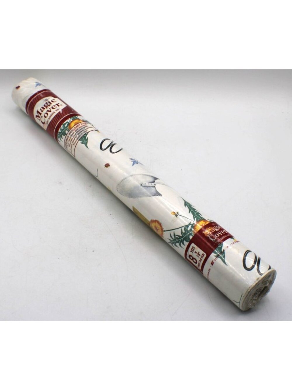 Magic Cover Peel Stick Vinyl Roll Shelf Liner Contact Paper 8yd 18" Garden Theme